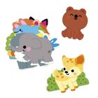 Janod, duże naklejki, zwierzęta, 50 szt.