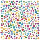 Janod, Figury geometryczne, naklejki, 300 szt.