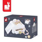 Janod, Jednorożce, szkatułka na biżuterię z lusterkiem, naszyjnikiem i bransoletką