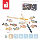 Janod, łowienie rybek, drewniana gra zręcznościowa