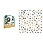 Janod, naklejki, zwierzęta egoztyczne, 100 szt.