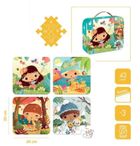 Janod, Pory roku, puzzle progresywne, 4 układanki