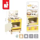 Janod, Shiny Grandma, drewniana kuchnia z 10 akcesoriami