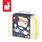 Janod, Shiny Grandma, zestaw piknikowy w walizce, z akcesoriami, 24 elementów