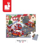 Janod, Strażacy, puzzle w walizce, 24 elementy