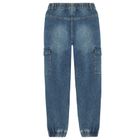 Jeansowe spodnie jogger z regulacją Cool Club