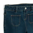 Jeansy o kroju flare z regulacją Cool Club