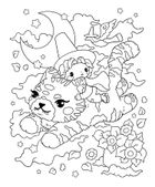 K-popowe łowczynie demonów. Nieoficjalna kolorowanka z naklejkami