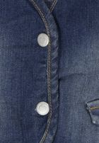 Kamizelka jeansowa dziewczęca, denim, Lief