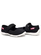 Kapcie dziewczęce, czarne, RenBut