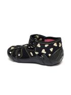 Kapcie dziewczęce, czarne, RenBut