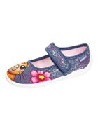 Kapcie dziewczęce, granatowe, Vi-GGa-Mi