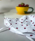 Kapelusz dziewczęcy, wiązany, biały, Iltom