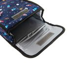 Kayokki, Plecak szkolny na kółkach i termiczny lunchbox, zestaw, granatowy, kosmos