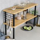 Kesper, bambusowa półka kuchenna na blat, 55-20-38 cm