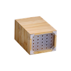 Kesper, bambusowy kubek na szczotki, 8-6-12 cm