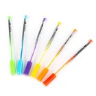 Kidea, długopisy żelowe, fluo, 6 kolorów