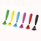 Kidea, flamastry jumbo, zestaw z figurką, misie, 6 kolorów