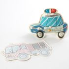 Kidea, Magiczne pojazdy 3D malowane wodą, zestaw kreatywny