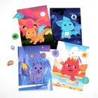 Kidea, Stwórz kosmiczne astrofory, naklejanka, zestaw kreatywny