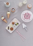 Kids Concept, Bistro, Tort urodzinowy, zabawka drewniana, pink