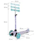 Kidwell, Uno, hulajnoga 3-kołowa LED, balansowa, kitty