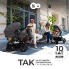Kinderkraft, A-Tour, Mink, wózek wielofunkcyjny, 3w1, Light Grey