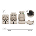 Kinderkraft, Comfort Up 2 Plus, i-Size, fotelik samochodowy, beige, 100-150 cm