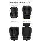 Kinderkraft, Endura Safe, 3w1, fotelik samochodowy, black