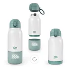 Kinderkraft, Gaja, mobilny podgrzewacz do mleka i termos, zielony, 500 ml