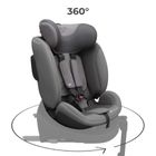 Kinderkraft, I-Fix, fotelik samochodowy, 61-150 cm, grey