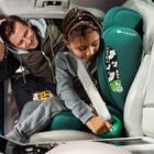 Kinderkraft, Junior Fix 2 Plus, i-Size, fotelik samochodowy, green, 100-150 cm