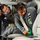 Kinderkraft, Junior Fix 2 Plus, i-Size, fotelik samochodowy, grey, 100-150 cm