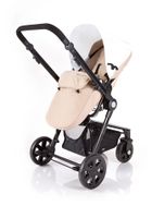 Kinderkraft, Kraft 6, wózek wielofunkcyjny z gondolą 3w1, beżowy