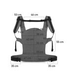 Kinderkraft, Milo, nosidełko ergonomiczne, Black
