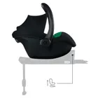 Kinderkraft, Mink Pro 2, i-Size, fotelik samochodowy, Black, 40-87 cm