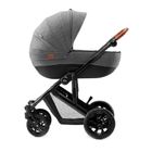 Kinderkraft, Prime, wózek wielofunkcyjny 3w1, szary
