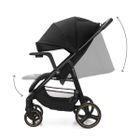 Kinderkraft, Trig 3, wózek spacerowy z tacką, Onyx Black