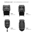 Kinderkraft, Xrider 2, fotelik samochodowy, Grey, 40-150 cm