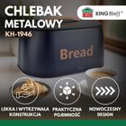 Kinghoff, chlebak, pojemnik na pieczywo, stalowy, kh-1946