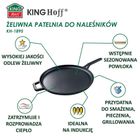 Kinghoff, patelnia żeliwna do naleśników pizzy, 29 cm
