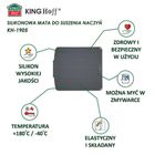 Kinghoff, podkładka silikonowa, ociekacz do naczyń, 46-40 cm, KH-1905