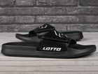 Klapki damskie, czarne, Lotto Flyde