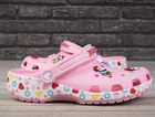 Klapki dziewczęce, różowe, Myszka Minnie, Crocs