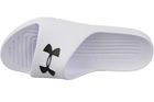 Klapki męskie, białe, Under Armour Core PTH Slides