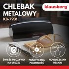 Klausberg, chlebak, pojemnik na pieczywo, stalowy, kb-7931