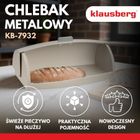 Klausberg, chlebak, pojemnik na pieczywo, stalowy, kb-7932