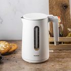 Klausberg, czajnik elektryczny, biały, 1,7l