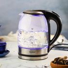 Klausberg, czajnik elektryczny szklany LED, 1,7l