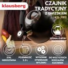 Klausberg, czajnik z gwizdkiem, stalowy, 2,5l, KB-7911